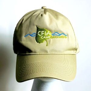 CFIA Camp grounds vintage hat adjustable beige